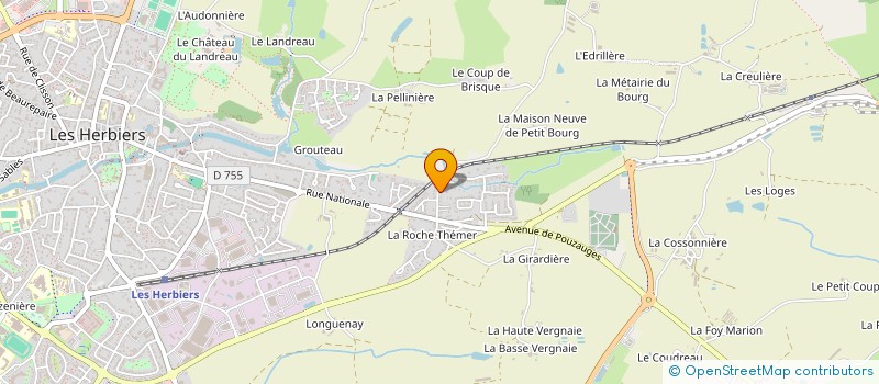 localisation de l'entreprise SCI ANHELAD à LES HERBIERS