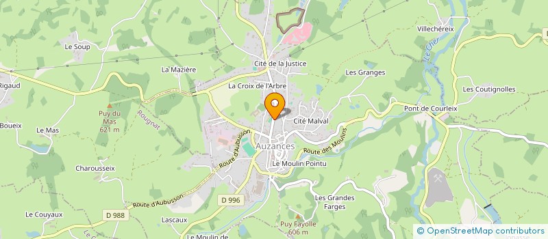 localisation de l'entreprise SCI ANI  AUZANCES
