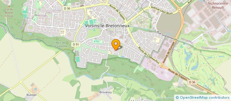 localisation de l'entreprise SCI ANIA  VOISINS-LE-BRETONNEUX