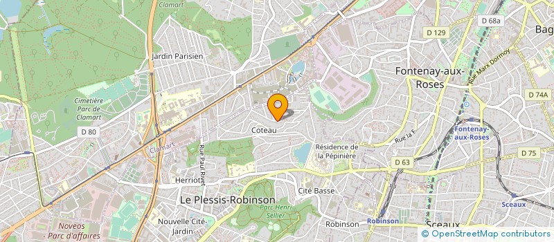 localisation de l'entreprise SCI ANIBAL à LE PLESSIS-ROBINSON