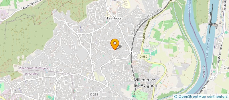 localisation de l'entreprise SCI ANICE  VILLENEUVE-LES-AVIGNON