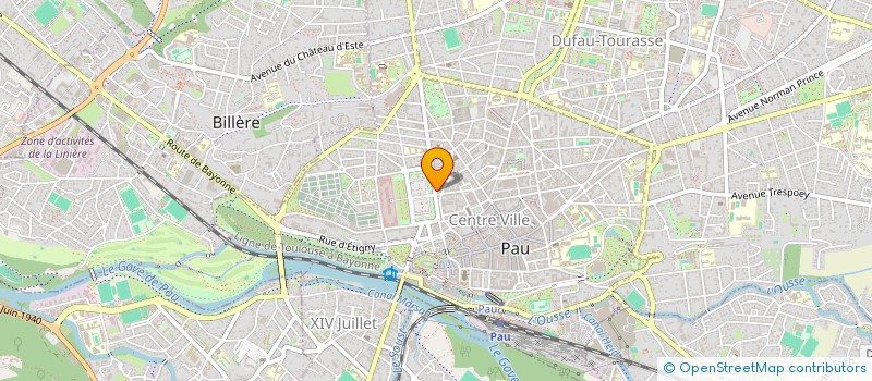 localisation de l'entreprise SCI ANICET CATHELAIN à PAU