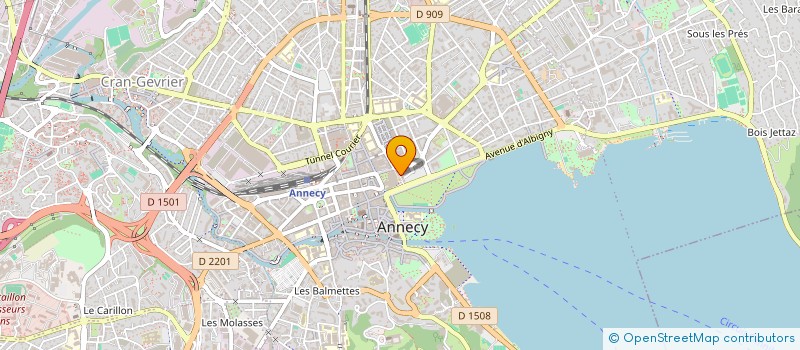 localisation de l'entreprise SCI ANICIACA à ANNECY
