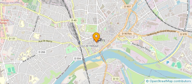 localisation de l'entreprise SCI ANIDERME à NEVERS