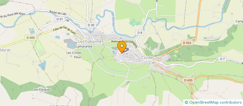 localisation de l'entreprise SCI ANIES  SAINT-MARCEL-CAMPES