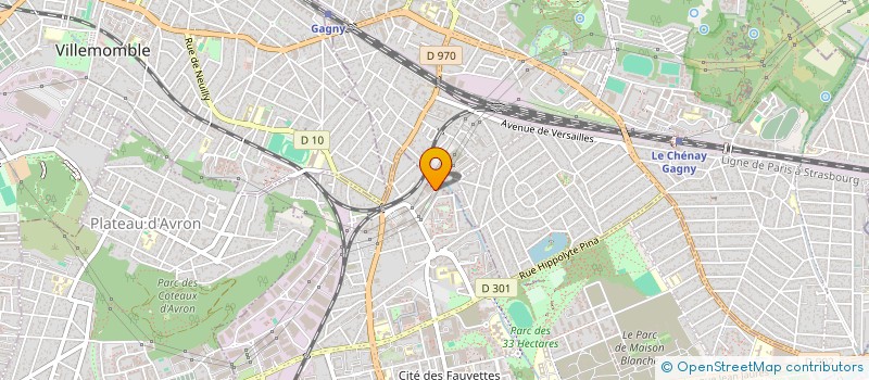 localisation de l'entreprise SCI ANIFRA à NEUILLY-SUR-MARNE