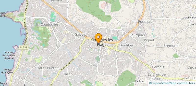 localisation de l'entreprise SCI ANIFRAMEDO L ESPOIR à SIX-FOURS-LES-PLAGES