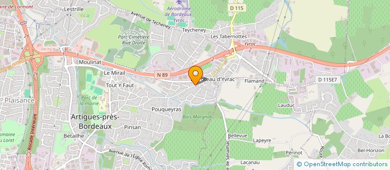 localisation de l'entreprise SCI ANIMA  ARTIGUES-PRES-BORDEAUX