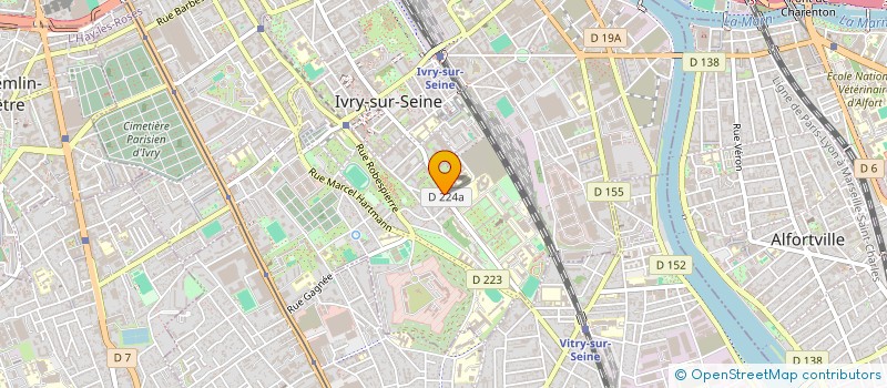 localisation de l'entreprise SCI ANIMALIA à IVRY-SUR-SEINE