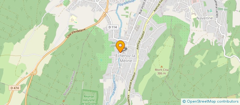 localisation de l'entreprise SCI ANIMARCO à ECHENOZ-LA-MELINE