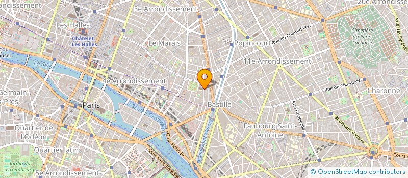 localisation de l'entreprise SCI ANIMAUX CELEBRES  PARIS