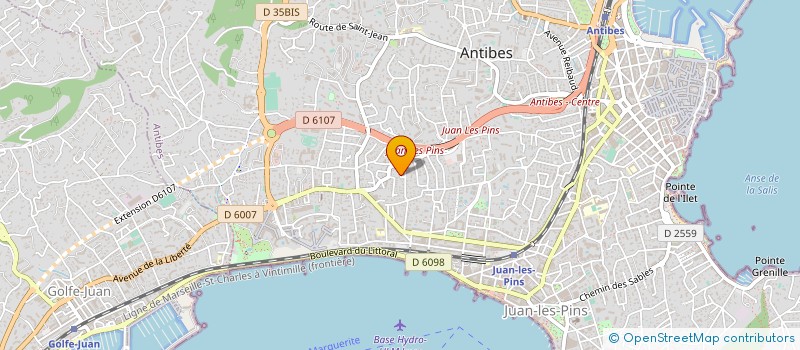 localisation de l'entreprise SCI ANINA 2 à ANTIBES