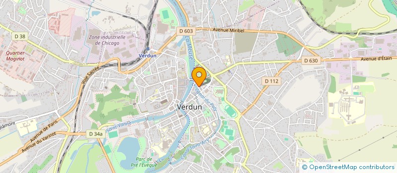 localisation de l'entreprise SCI ANIPA à VERDUN