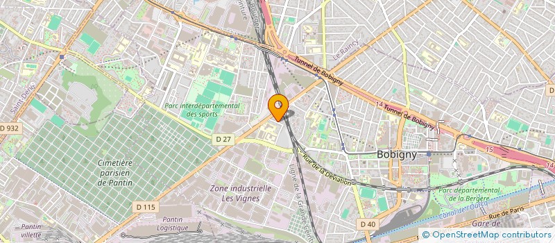 localisation de l'entreprise SCI ANIS  BOBIGNY