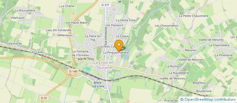 localisation de l'entreprise SCI ANIS à LA CROIX-EN-TOURAINE