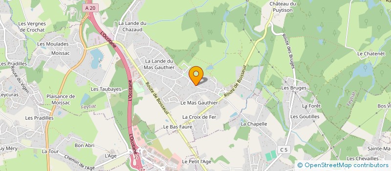 localisation de l'entreprise SCI ANIS à FEYTIAT