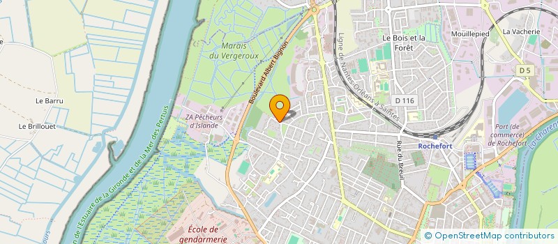 localisation de l'entreprise SCI ANISSA  ROCHEFORT