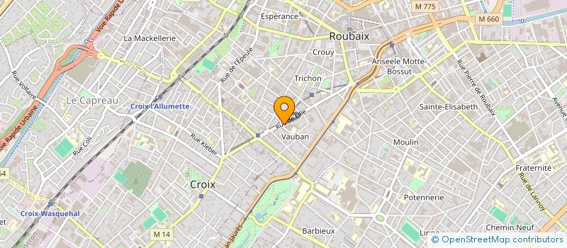 localisation de l'entreprise SCI ANISSA  ROUBAIX