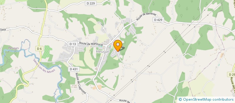 localisation de l'entreprise SCI ANITA  HEUGAS