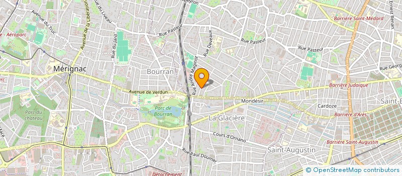 localisation de l'entreprise SCI ANIXA  BORDEAUX