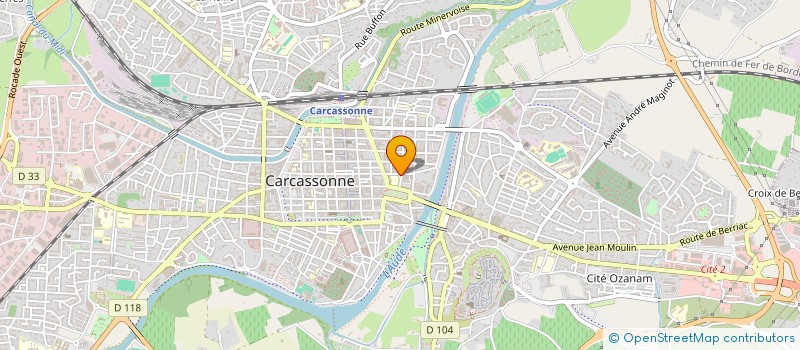 localisation de l'entreprise SCI ANJE à CARCASSONNE