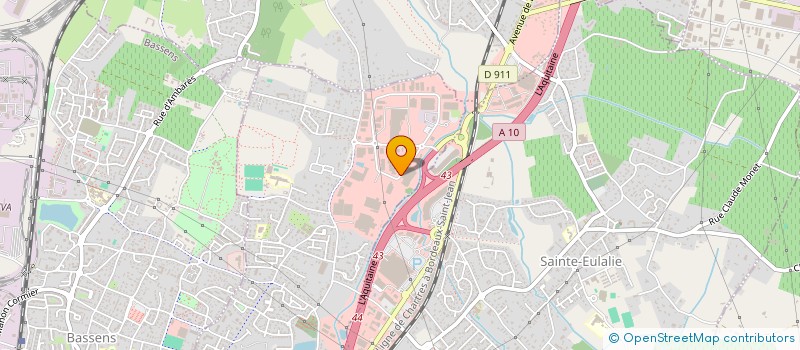 localisation de l'entreprise SCI ANJE  CARBON-BLANC