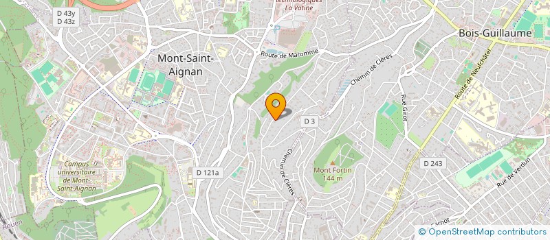 localisation de l'entreprise SCI ANJE  MONT-SAINT-AIGNAN