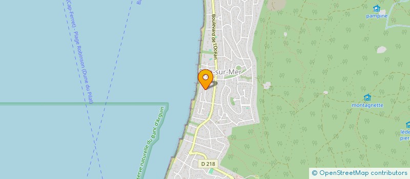 localisation de l'entreprise SCI ANJE SOPHI à LA TESTE-DE-BUCH