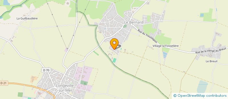 localisation de l'entreprise SCI ANJEL  LE BERNARD