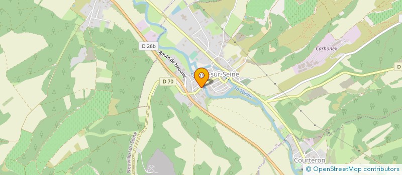 localisation de l'entreprise SCI ANJELUS  GYE-SUR-SEINE