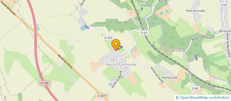 localisation de l'entreprise SCI ANJELY  MESNIL-PANNEVILLE