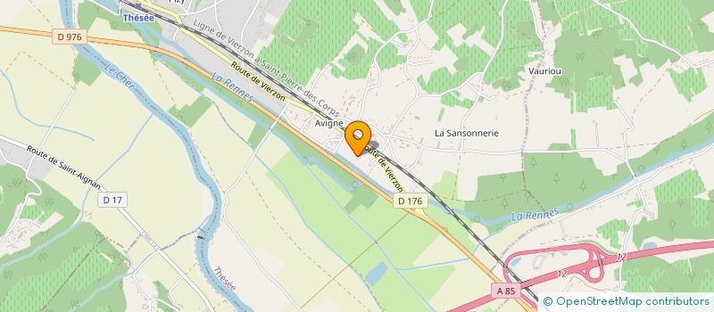 localisation de l'entreprise SCI ANJEMA  THESEE