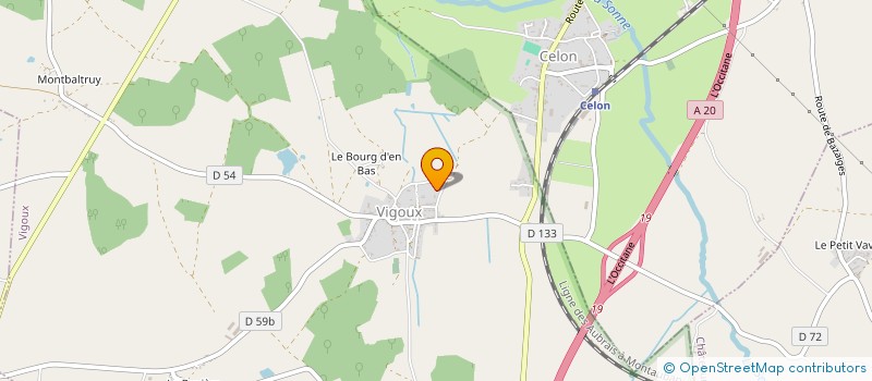 localisation de l'entreprise SCI ANJEMAX à VIGOUX