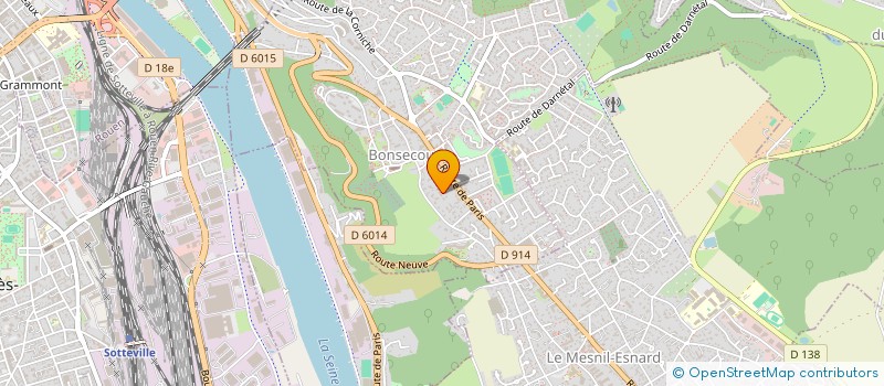 localisation de l'entreprise SCI ANJEMI  BONSECOURS