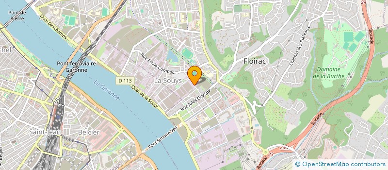 localisation de l'entreprise SCI ANJO  FLOIRAC