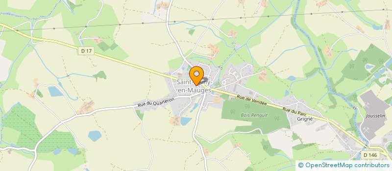 localisation de l'entreprise SCI ANJOU à MONTREVAULT-SUR-EVRE
