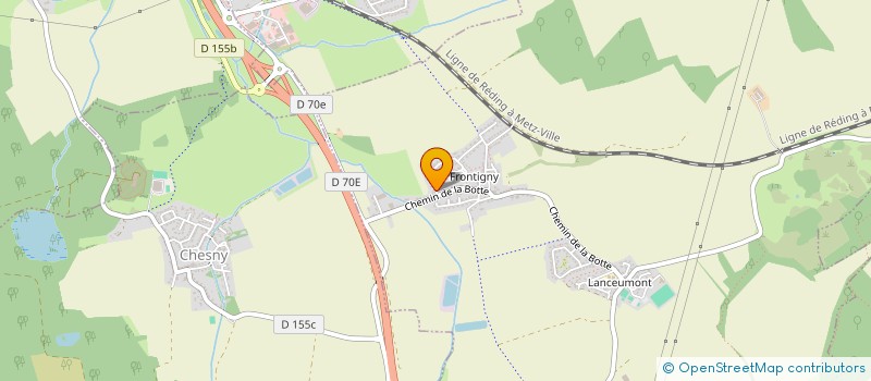 localisation de l'entreprise SCI ANJOU  MECLEUVES