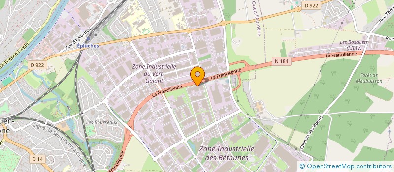 localisation de l'entreprise SCI ANJOU à SAINT-OUEN-L'AUMONE