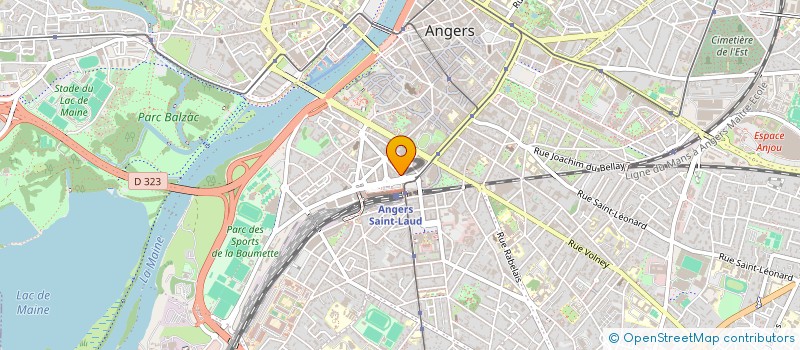 localisation de l'entreprise SCI ANJOU ANQUETIL à ANGERS