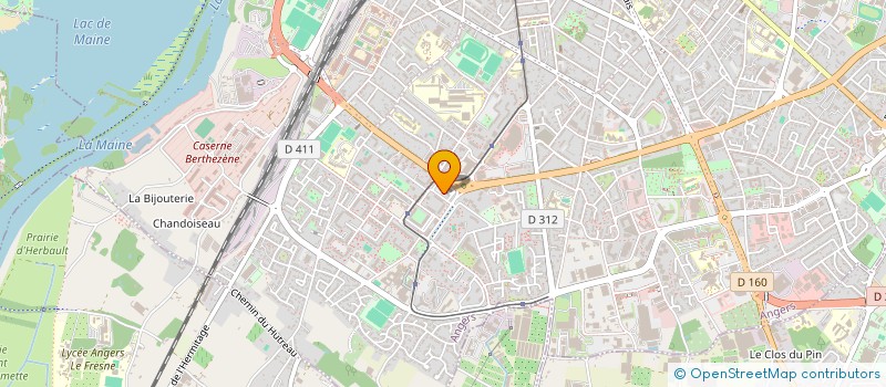 localisation de l'entreprise SCI ANJOU ROSERAIE à ANGERS