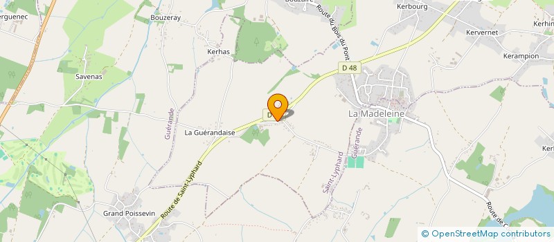 localisation de l'entreprise SCI ANJOYAU  SAINT-LYPHARD