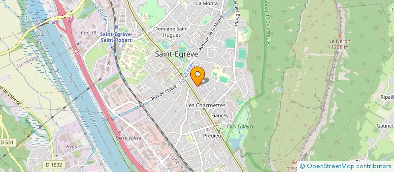 localisation de l'entreprise SCI ANJUAN  SAINT-EGREVE