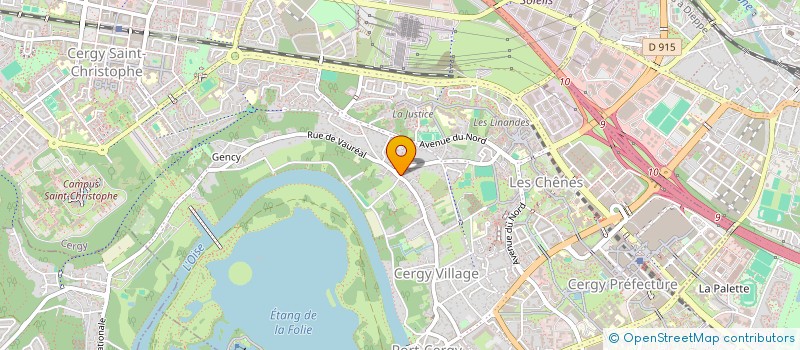 localisation de l'entreprise SCI ANJUBAULT  CERGY