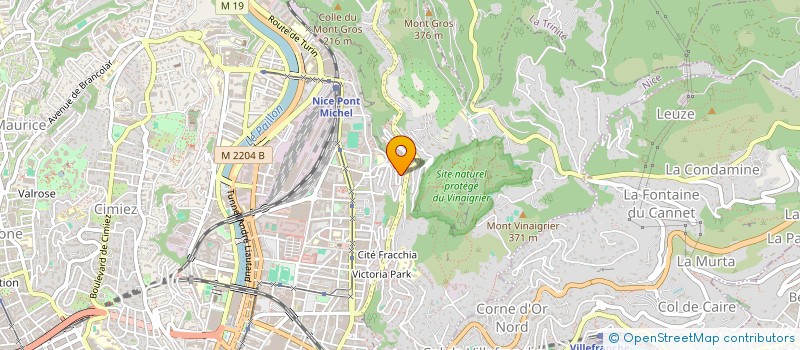 localisation de l'entreprise SCI ANJULAUR à NICE