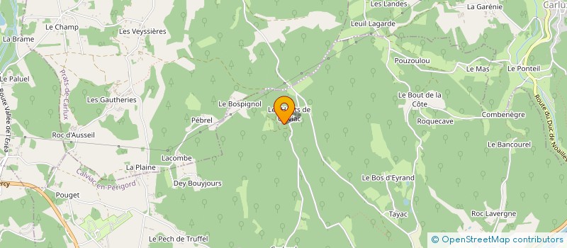 localisation de l'entreprise SCI ANKA NINOFY  CALVIAC-EN-PERIGORD