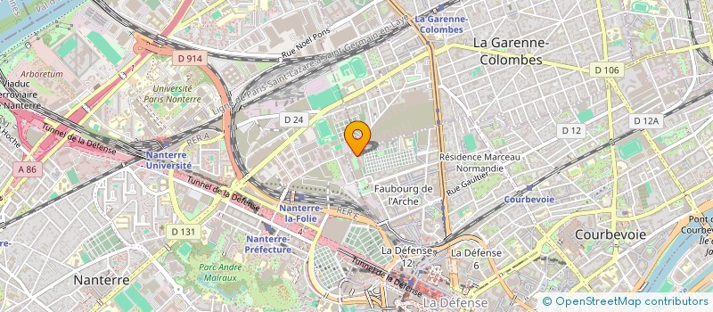 localisation de l'entreprise SCI ANKEEM à COURBEVOIE