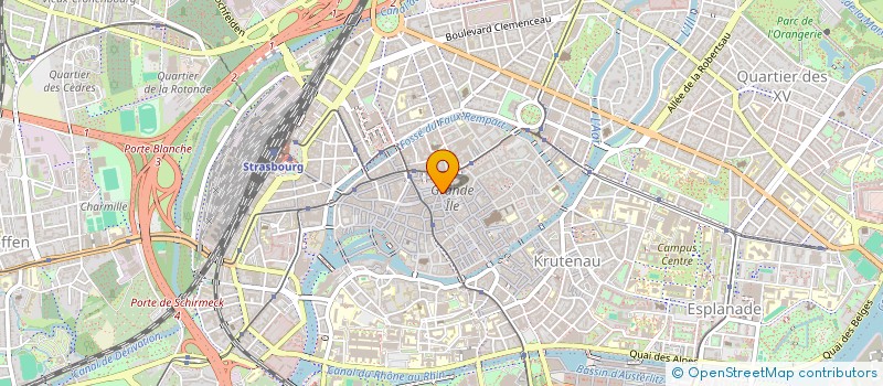 localisation de l'entreprise SCI ANKT  STRASBOURG