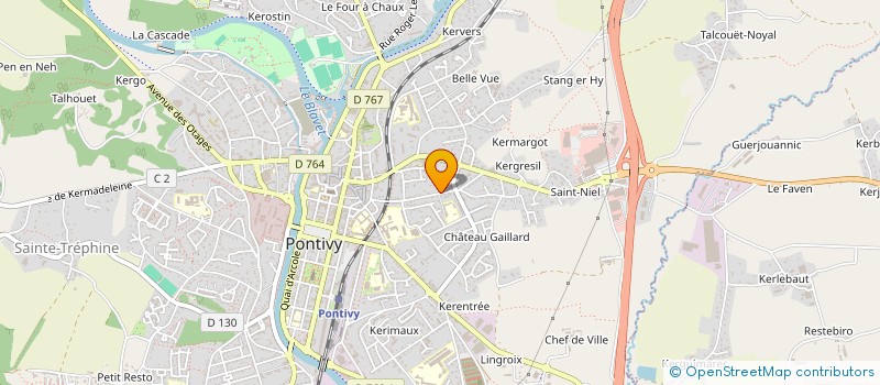 localisation de l'entreprise SCI ANLA  PONTIVY