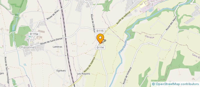 localisation de l'entreprise SCI ANLALOU  CLERIEUX