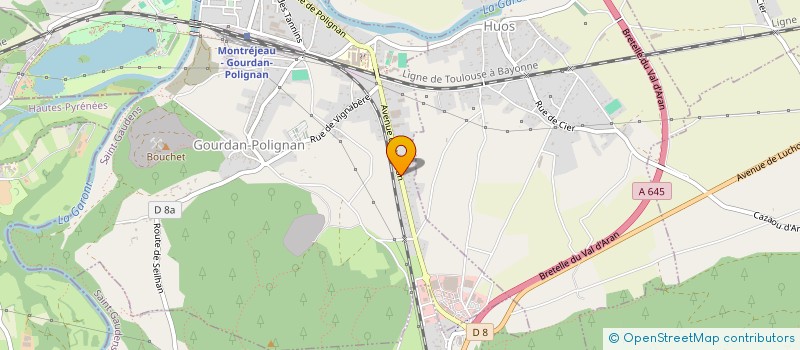 localisation de l'entreprise SCI ANLAMO  GOURDAN-POLIGNAN